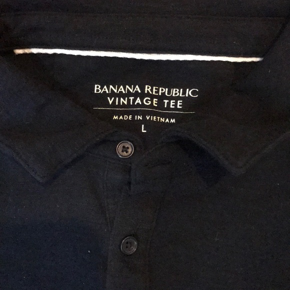 NWT Banana Republic Polo Shirt Size L - Picture 2 of 4